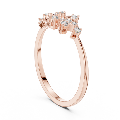 Liora Bloom Round  Diamond Ring
