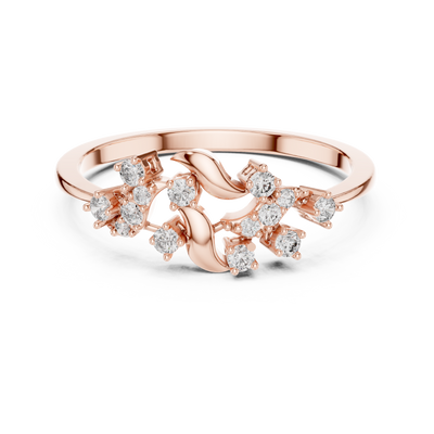 Liora Bloom Round  Diamond Ring