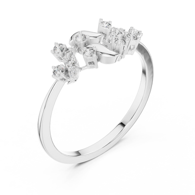 Liora Bloom Round  Diamond Ring