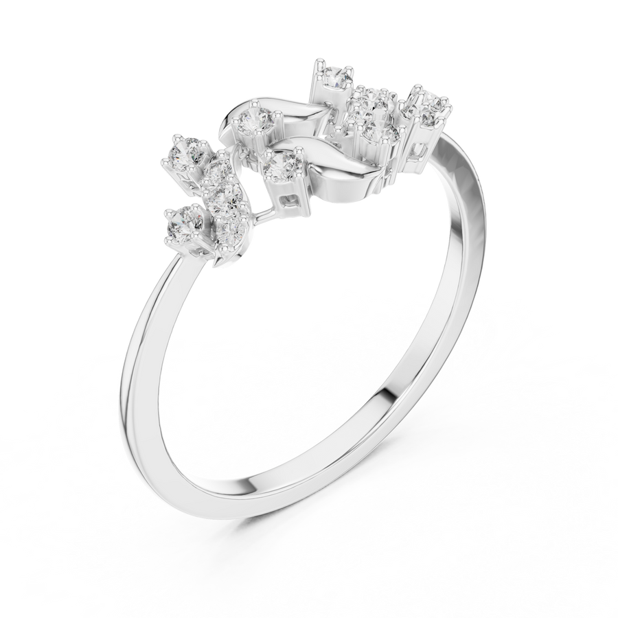 Liora Bloom Round  Diamond Ring