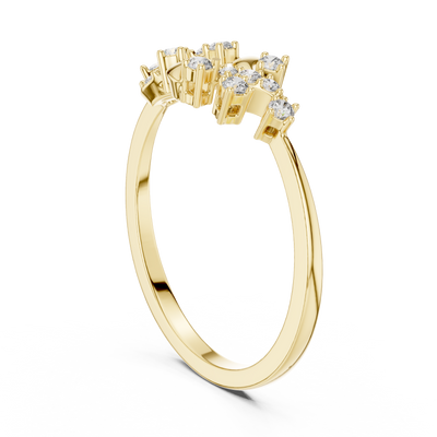 Liora Bloom Round  Diamond Ring