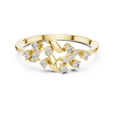Liora Bloom Round  Diamond Ring