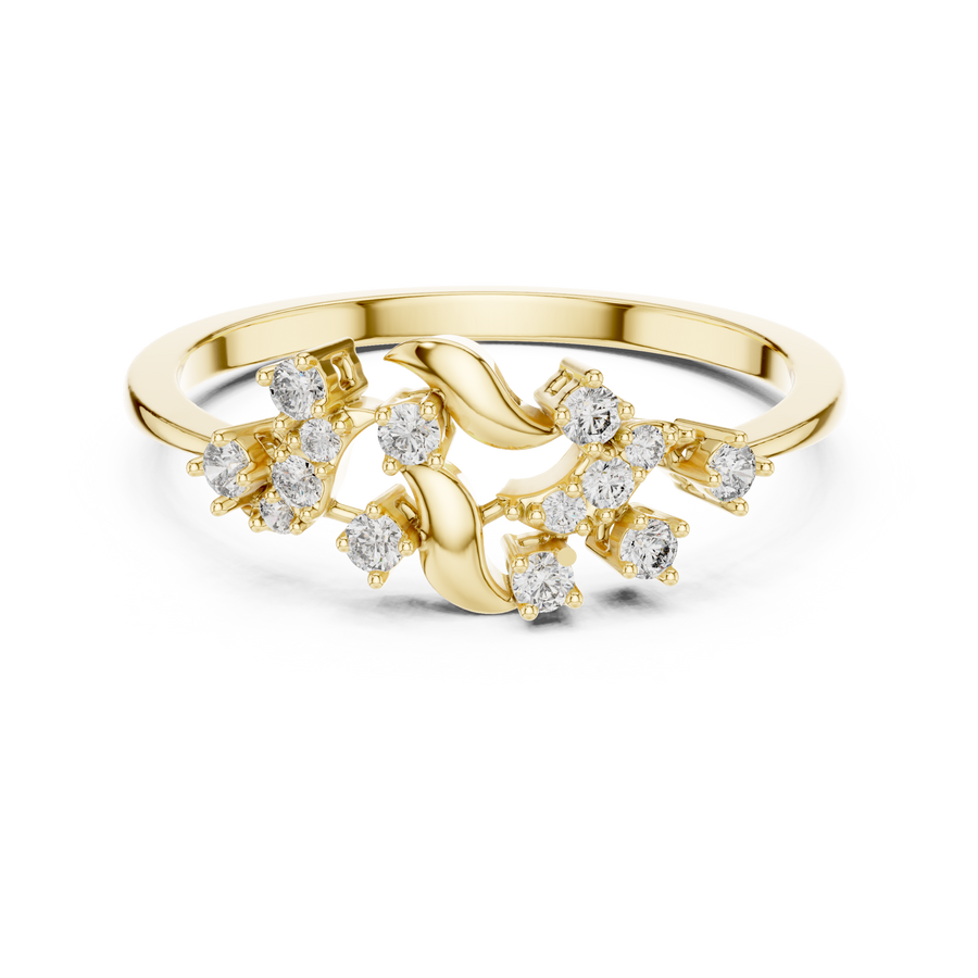 Liora Bloom Round  Diamond Ring