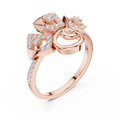 Seraphielle Ribbon Round Diamond Ring