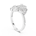 Seraphielle Ribbon Round Diamond Ring