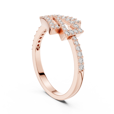 Celestine Cascade Diamond Ring