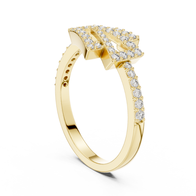 Celestine Cascade Diamond Ring