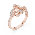 Elarielle Sculpted Diamond Ring