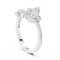 Elarielle Sculpted Diamond Ring