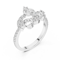 Elarielle Sculpted Diamond Ring