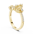 Elarielle Sculpted Diamond Ring