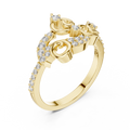 Elarielle Sculpted Diamond Ring