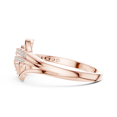 Aurelia Flow Round Diamond Ring