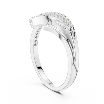 Aurelia Flow Round Diamond Ring