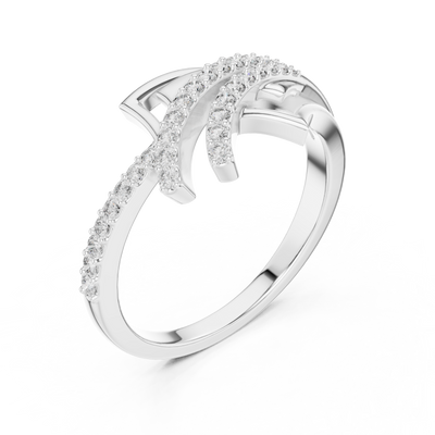 Aurelia Flow Round Diamond Ring