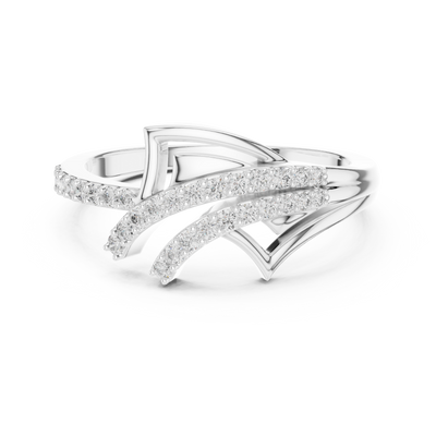 Aurelia Flow Round Diamond Ring