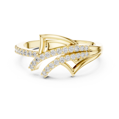 Aurelia Flow Round Diamond Ring
