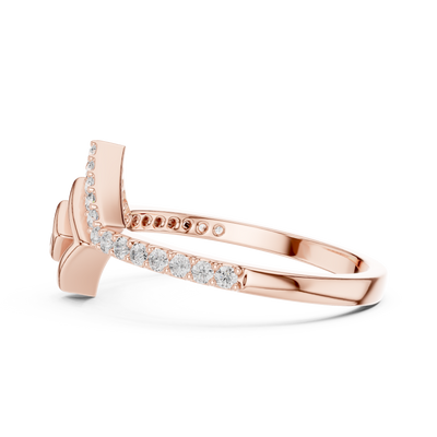 Aurevienne Geometric Diamond Ring