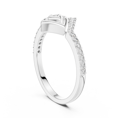 Aurevienne Geometric Diamond Ring