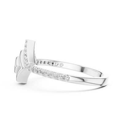 Aurevienne Geometric Diamond Ring