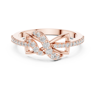 Aurevienne Interwoven Diamond Ring