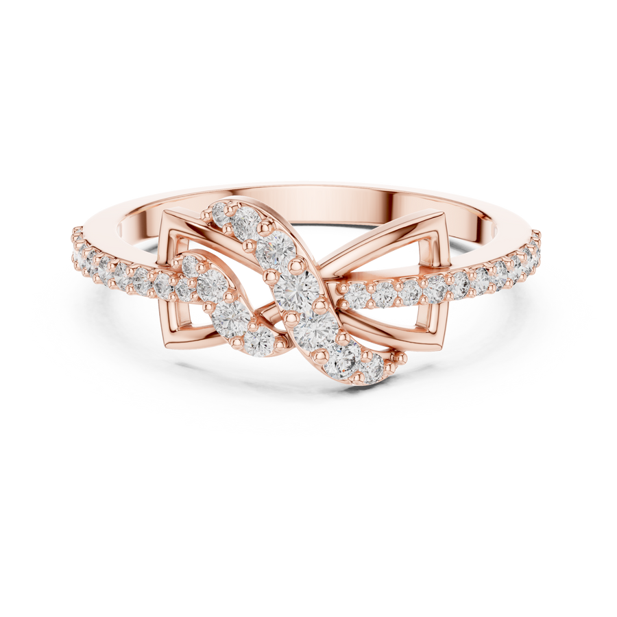 Aurevienne Interwoven Diamond Ring