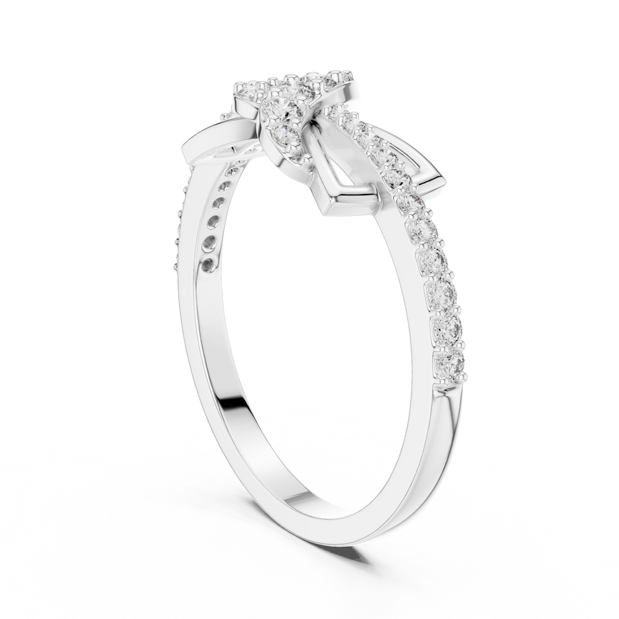Aurevienne Interwoven Diamond Ring