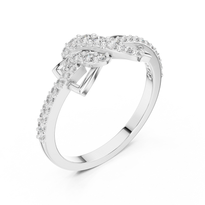 Aurevienne Interwoven Diamond Ring
