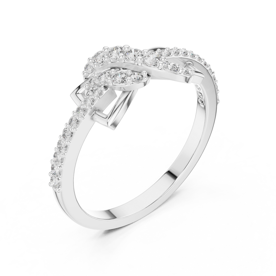 Aurevienne Interwoven Diamond Ring