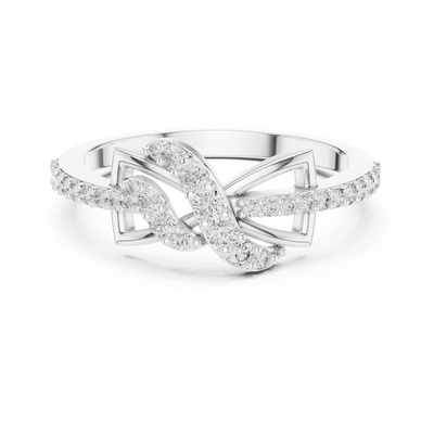 Aurevienne Interwoven Diamond Ring