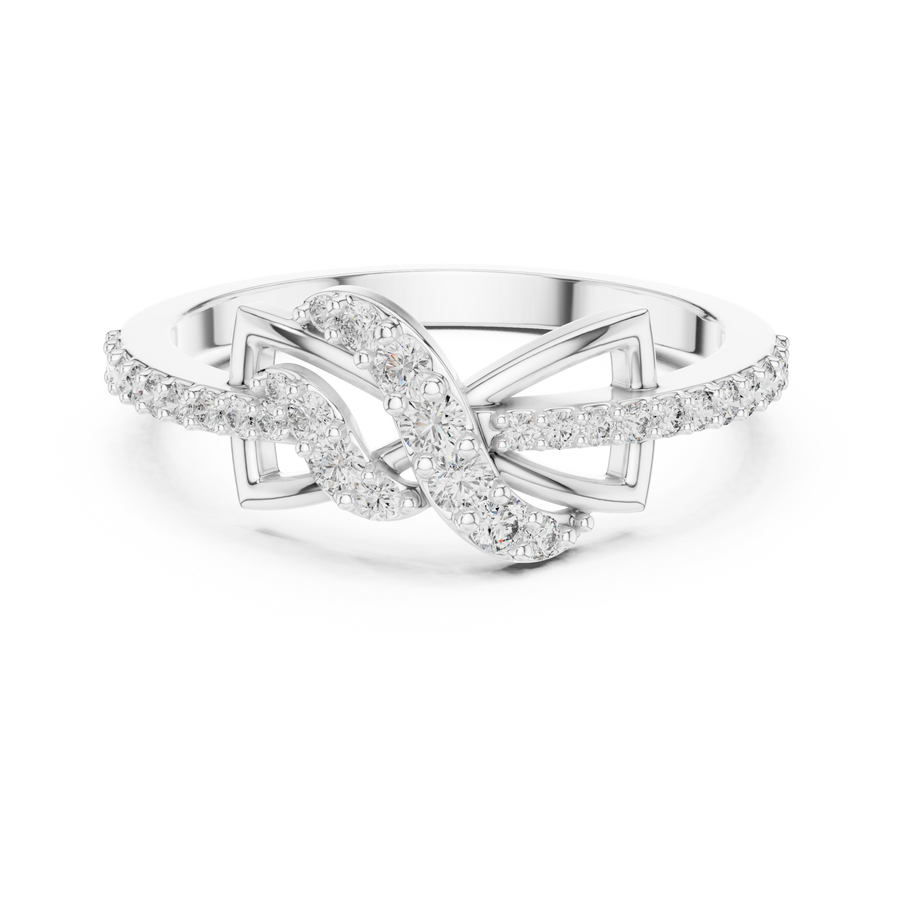 Aurevienne Interwoven Diamond Ring