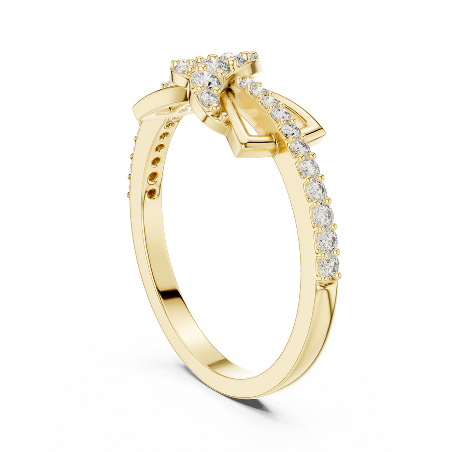 Aurevienne Interwoven Diamond Ring