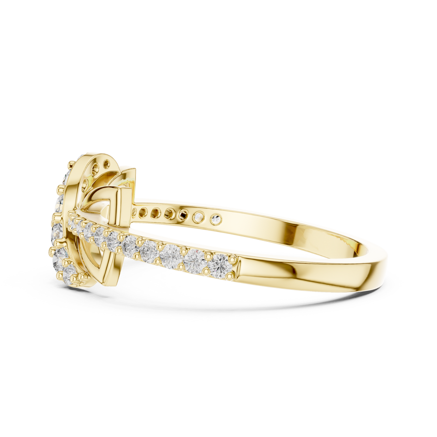 Aurevienne Interwoven Diamond Ring