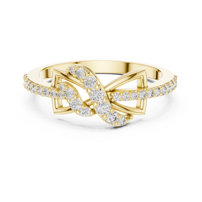 Aurevienne Interwoven Diamond Ring