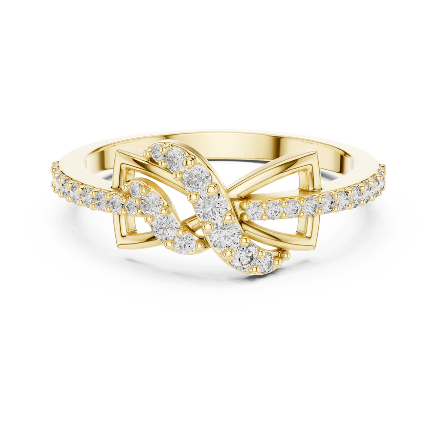 Aurevienne Interwoven Diamond Ring