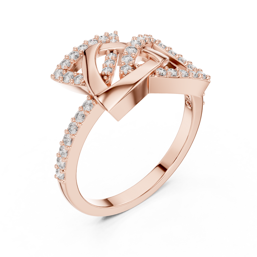Seravienne Interwoven Diamond Ring