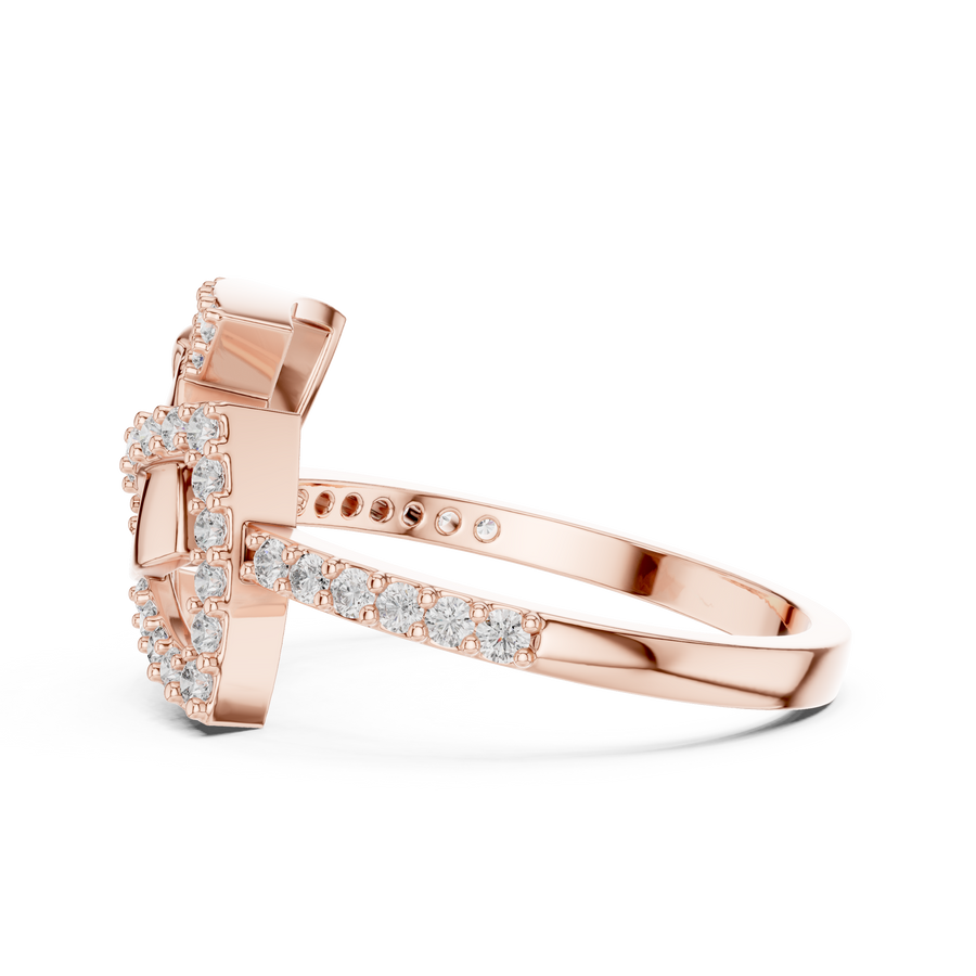 Seravienne Interwoven Diamond Ring