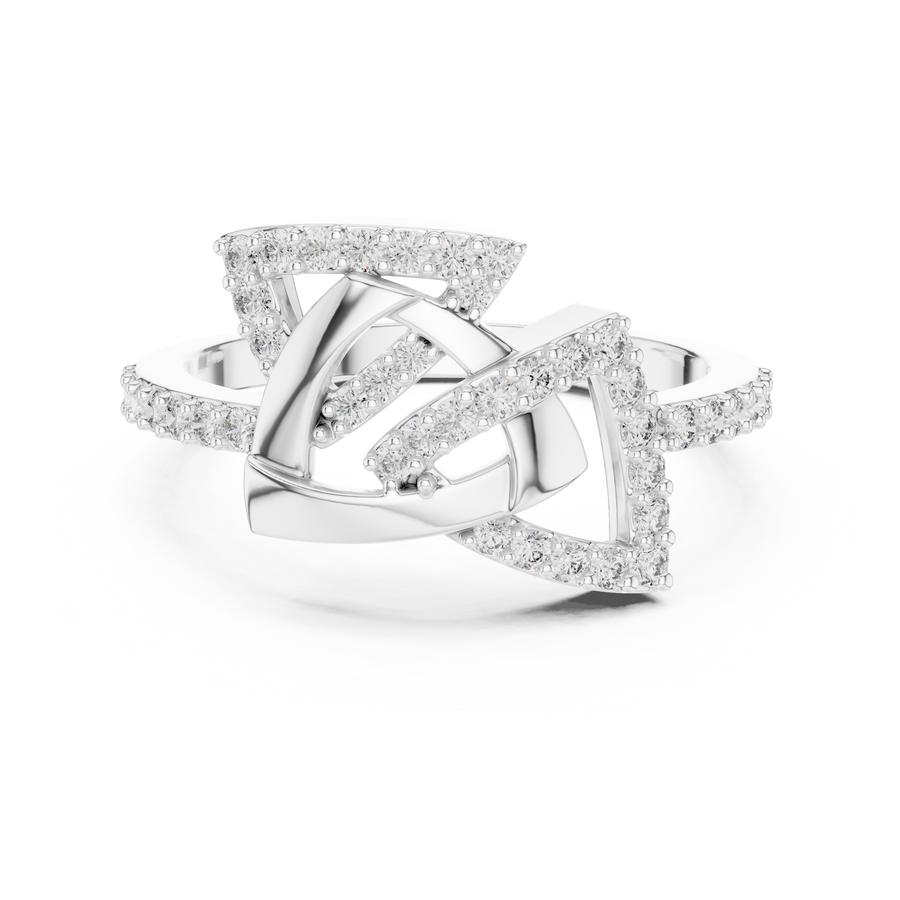 Seravienne Interwoven Diamond Ring