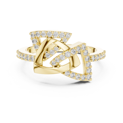 Seravienne Interwoven Diamond Ring
