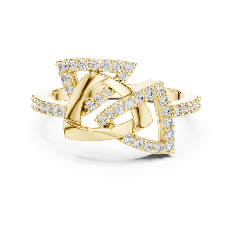 Seravienne Interwoven Diamond Ring