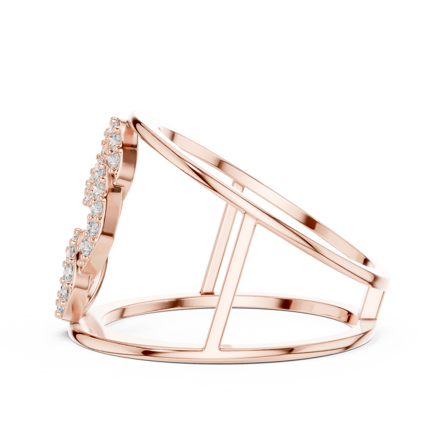 Celestrienne Twin Frame Diamond Ring