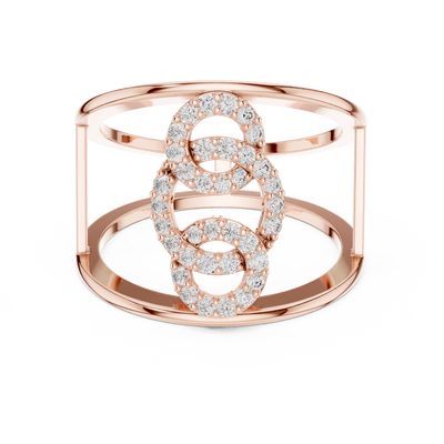 Celestrienne Twin Frame Diamond Ring