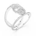 Celestrienne Twin Frame Diamond Ring