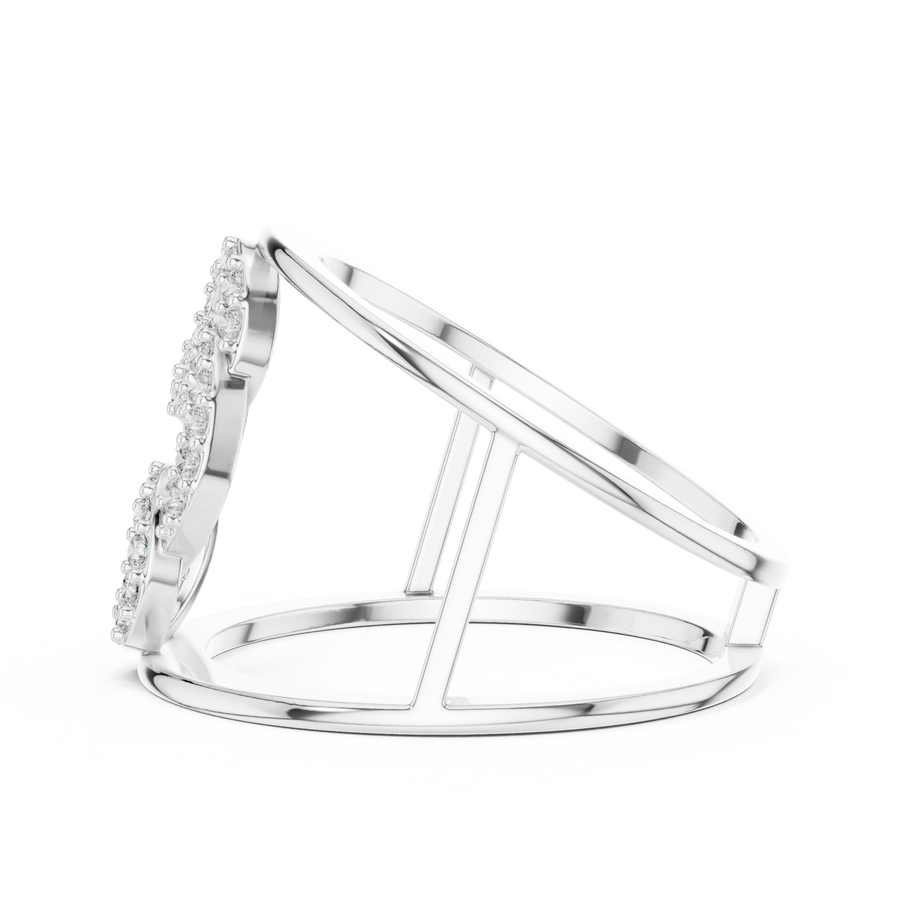 Celestrienne Twin Frame Diamond Ring