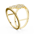Celestrienne Twin Frame Diamond Ring