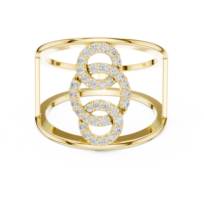 Celestrienne Twin Frame Diamond Ring