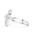 Valerienne Triangular Pavé Diamond Ring