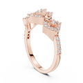 Seravienne Geometric Cluster Diamond Ring