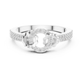 Lunavienne Triple Halo Diamond Ring