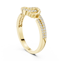 Lunavienne Triple Halo Diamond Ring